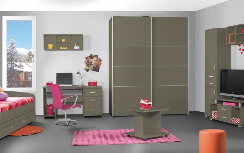 Treviso Handle-less Matt Saturn Olive Bedroom